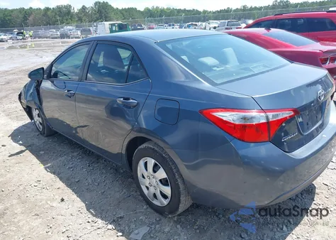 2015 Toyota Corolla L из США, поврежденный, VIN 2T1BURHE7FC392961